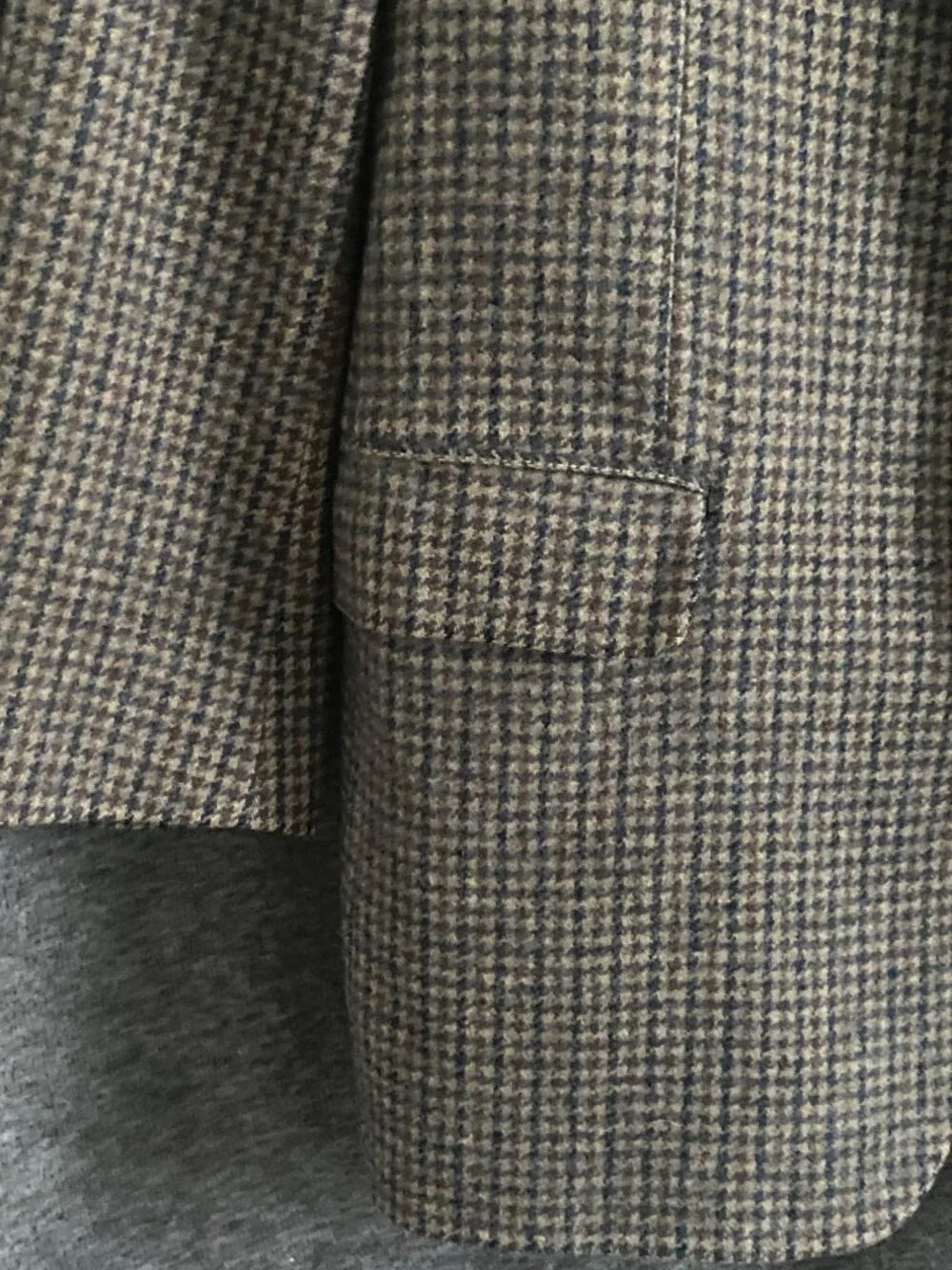 HARRIS Tweed ASHBY THORNTON APEX WOOL Sport Coat Jacket Brown Lined Men 46 L USA - Picture 8 of 16